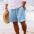 Oberon · NW TP-45 — Elasticated Cotton-Linen Short