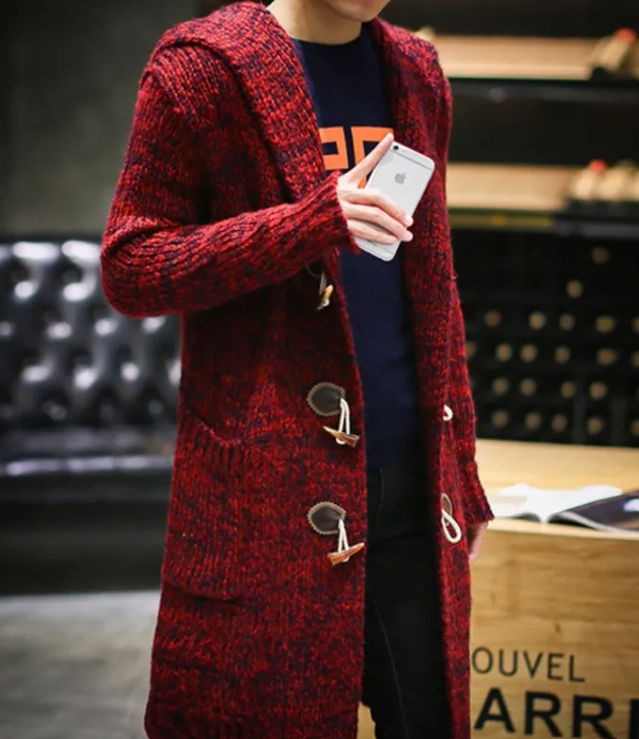 Barry · NW KT-29 — Knitted Cardigan Sweater