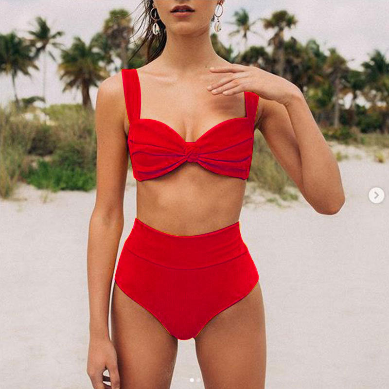Wave · NW RC-C28 — solid high-waist set