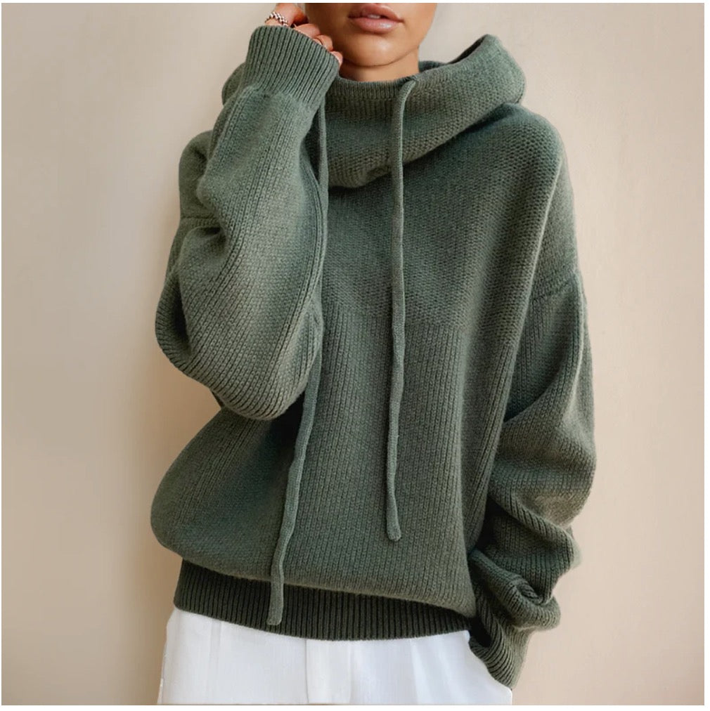 Pumice · NW CR-10 — merino-blend turtleneck