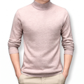 Cairn NW CA-26 Men's High-Neck Cashmere, blush pink, on white