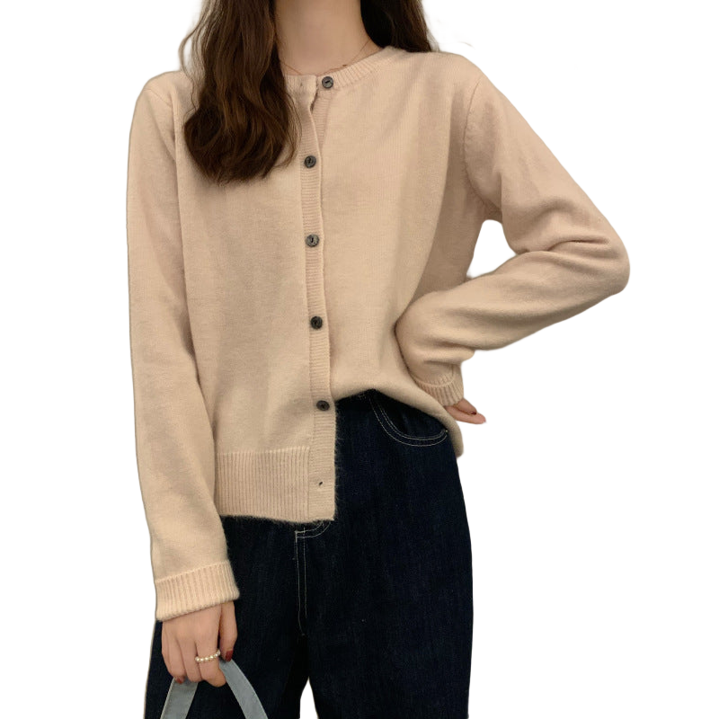 Tor NW CA-59 Cashmere Cardigan, camel, on white