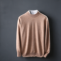 Cove NW CA-62 cashmere half-neck, camel, clean studio ground