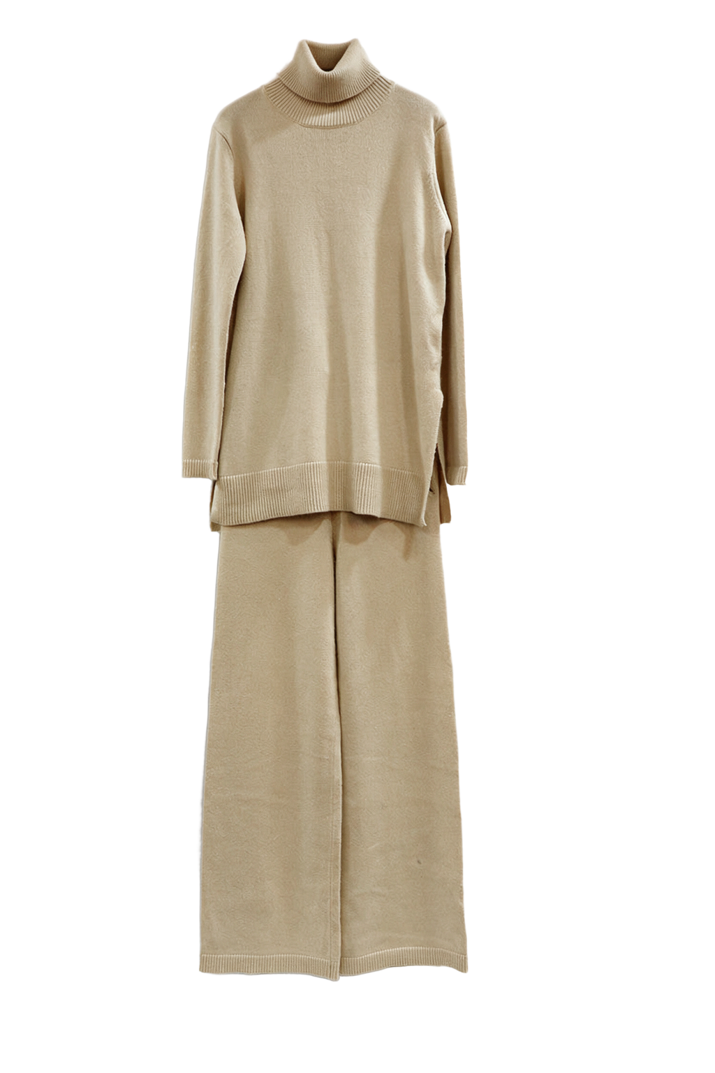 Hush NW CL-01 cashmere-blend lounge set, sand, on white