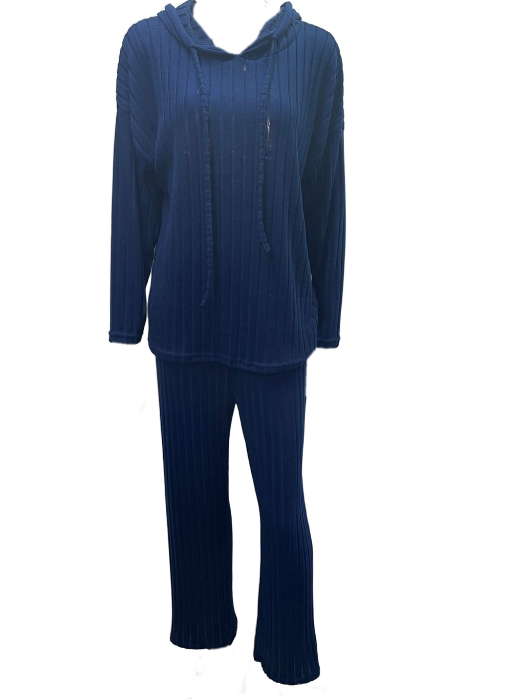 Cashel knit lounge set, navy, on white
