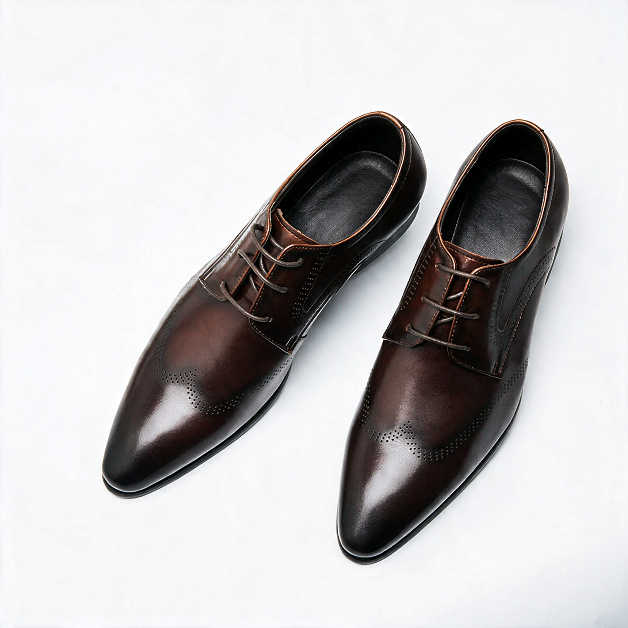 Ashford NW ST-09 leather derby, Brown, on white