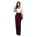 Hensley NW TR-09 straight-leg trouser, wine, on white
